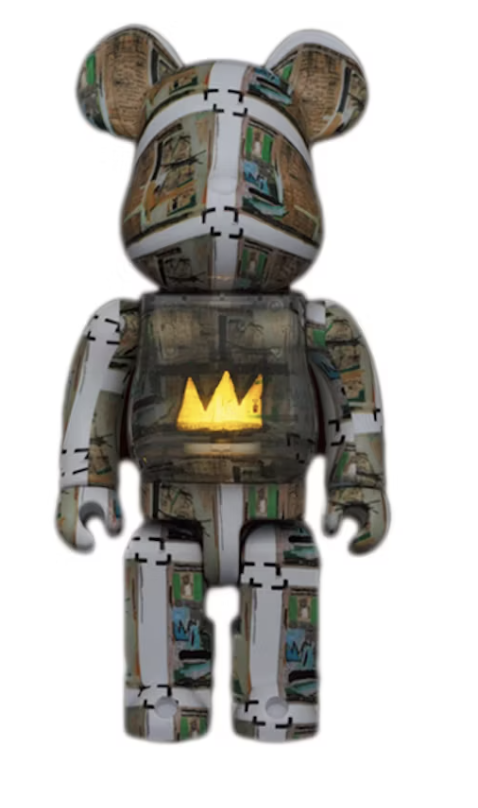 Bearbrick Basquiat King Pleasure 400%+100%