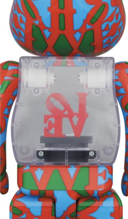 Bearbrick Robert Indiana Love 400%