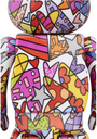 Bearbrick Romero Britto Heart 400% + 100%