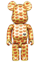 Bearbrick Gold heart 400% + 100%