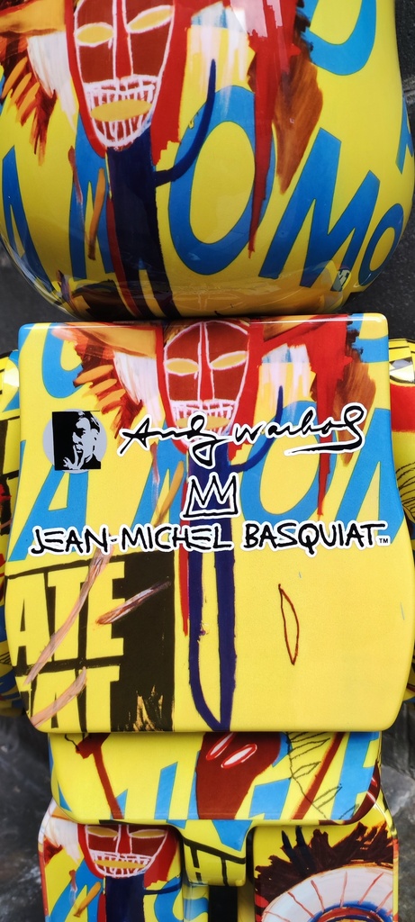 Bearbrick #3 Warhol x Basquiat 1000%