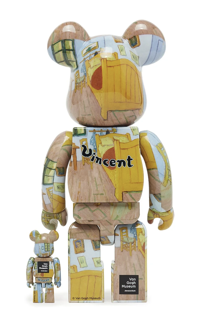 Bearbrick Van Gogh The Bedroom 400%+100%