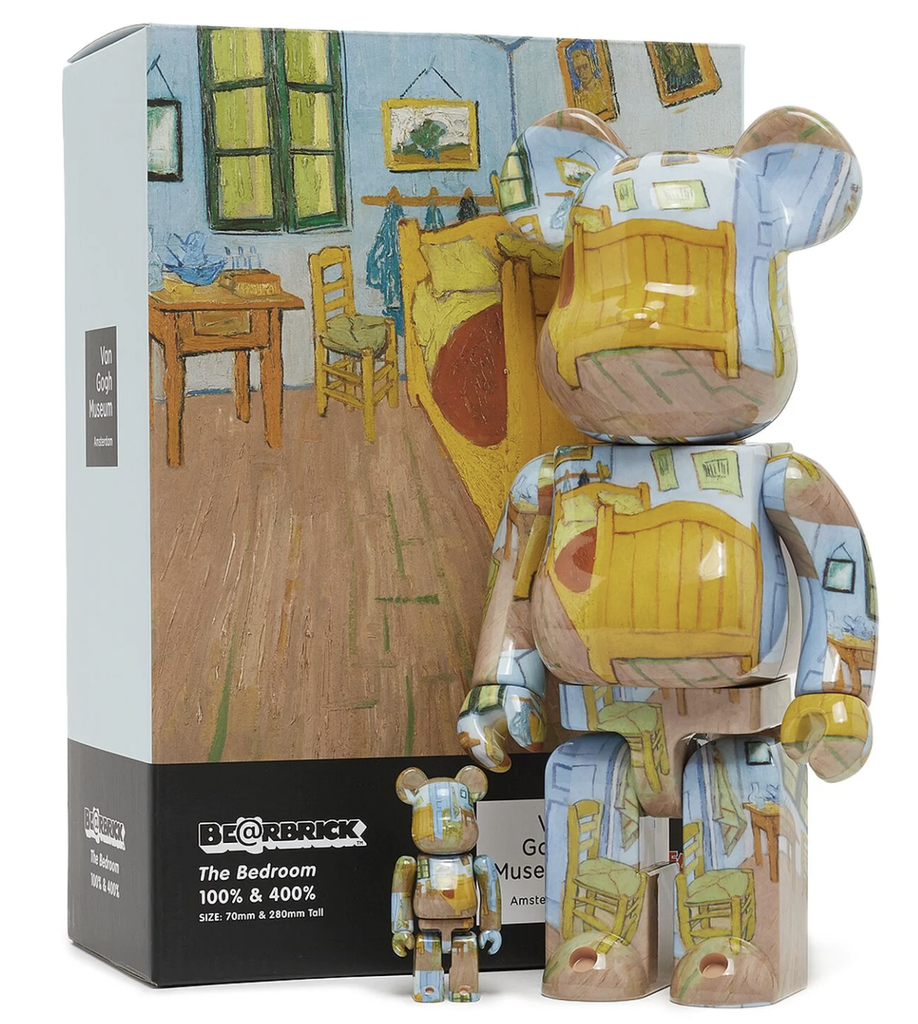 Bearbrick Van Gogh The Bedroom 400%+100%