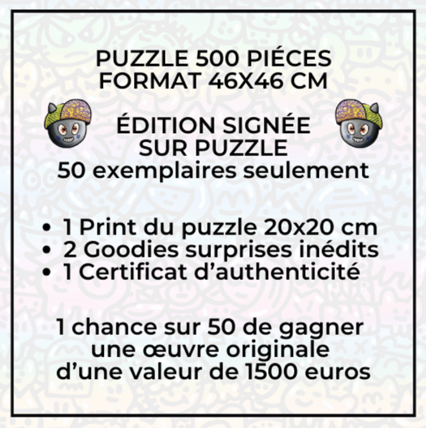 Cha pueblo andino (Puzzle 500 pièces - édition numérotée et signée )