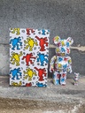 Bearbrick Keith Haring V9 400% + 100%