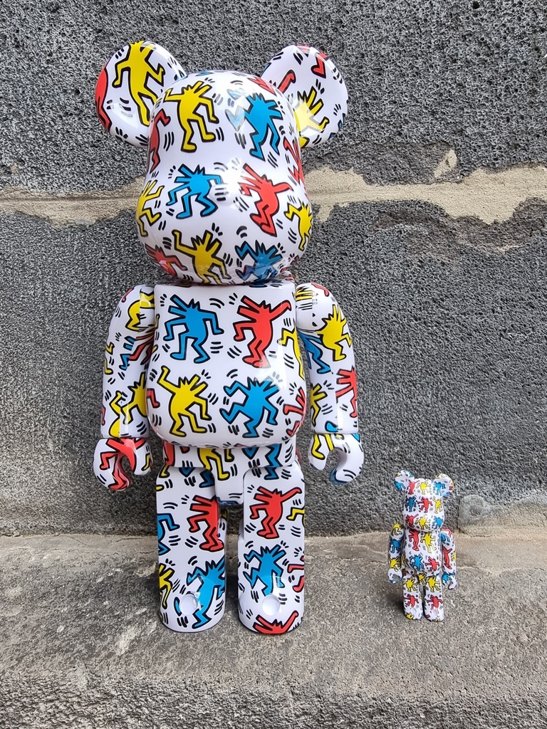 Bearbrick Keith Haring V9 400% + 100%