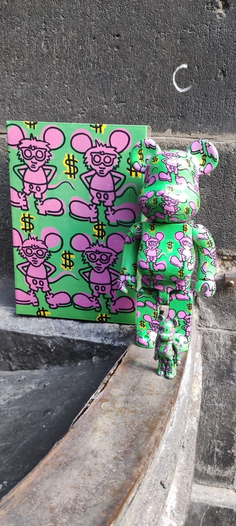 Bearbrick V11 Keith Haring 400% + 100%
