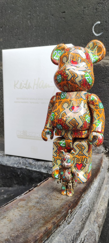 Bearbrick Keith Haring Special 400% + 100%