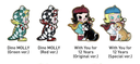 Badge Molly Anniversary Statues Retro series (Blind box)