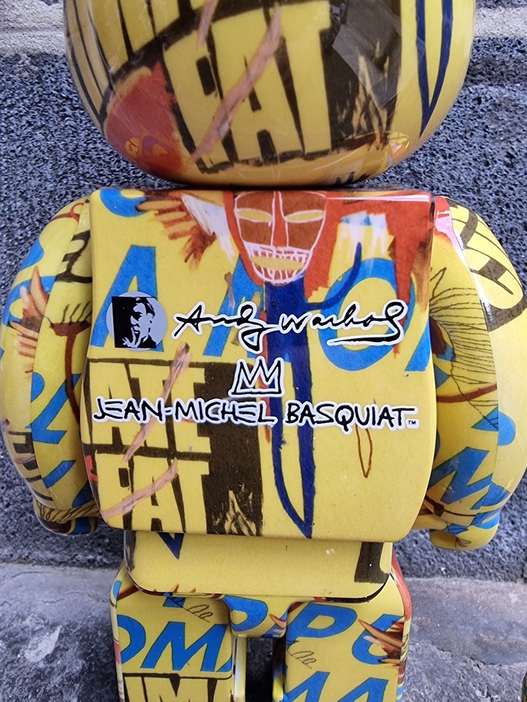 Bearbrick #3 Warhol x Basquiat 400% + 100%