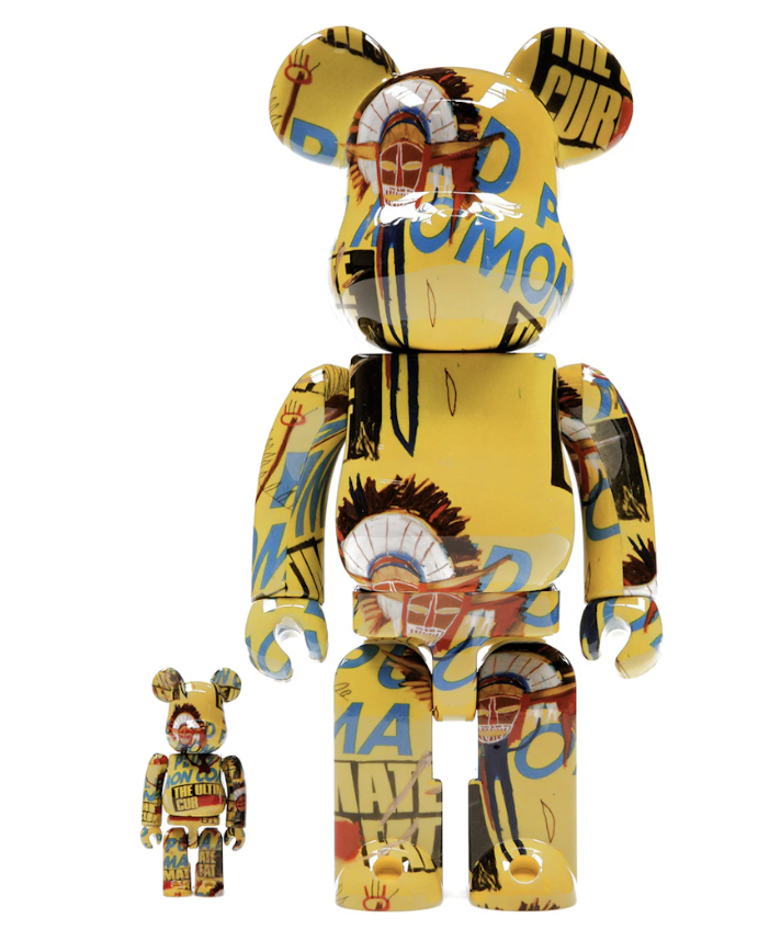 Bearbrick #3 Warhol x Basquiat 400% + 100%