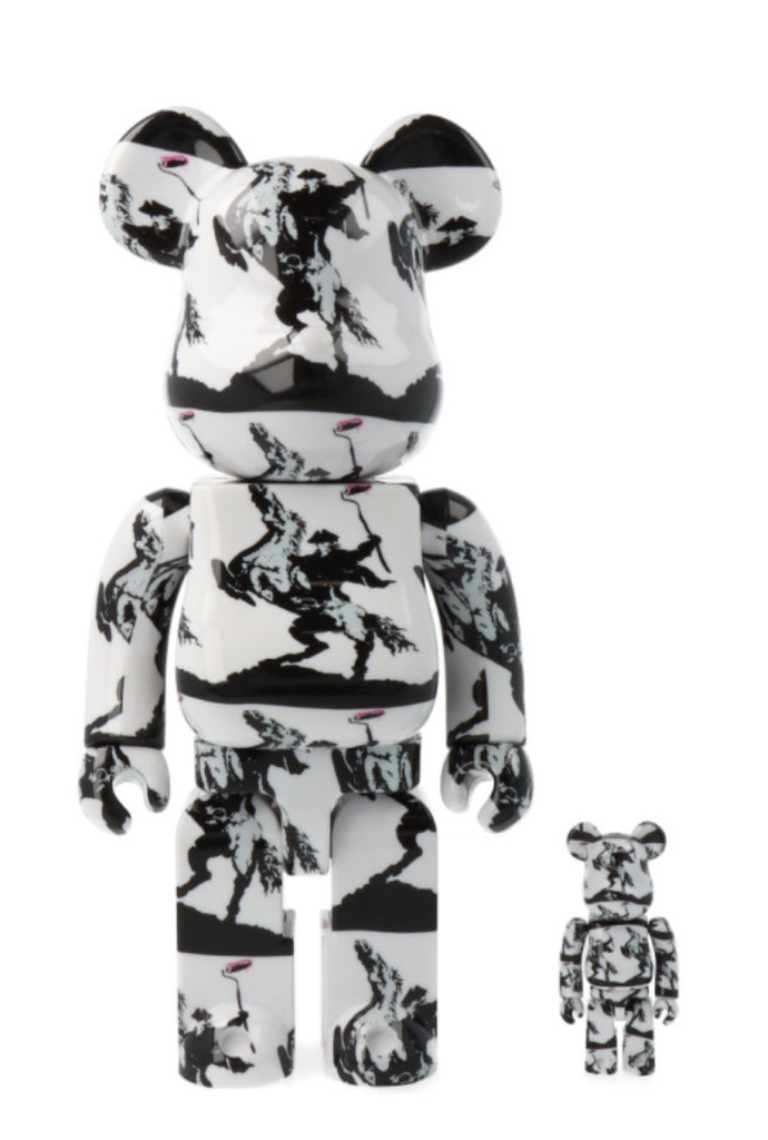 Bearbrick Banksy Highwayman 400% + 100%