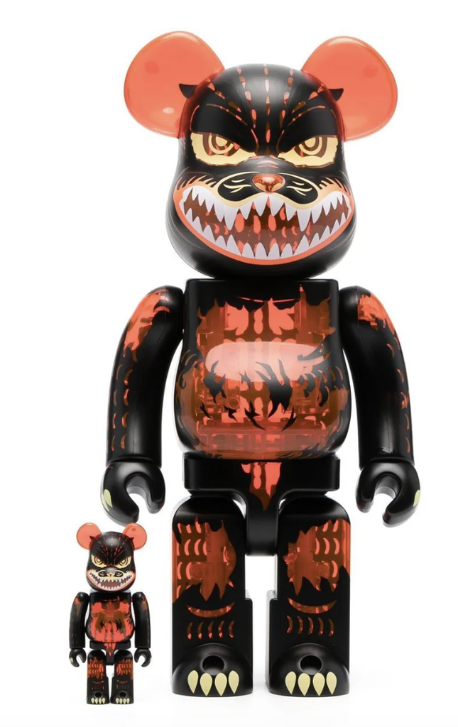 Bearbrick Godzilla (Godzilla vs Destroyah) 400%+100%