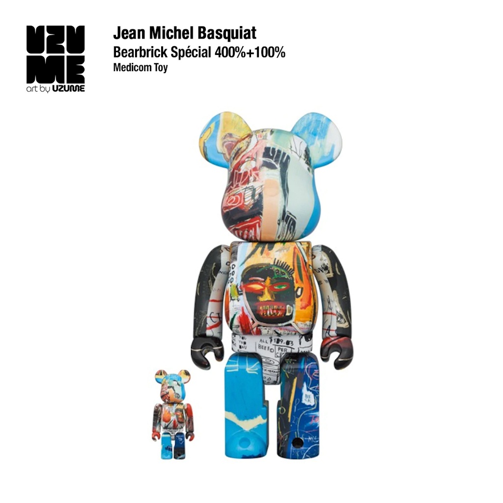 Bearbrick Jean-Michel Basquiat Special 400% + 100%