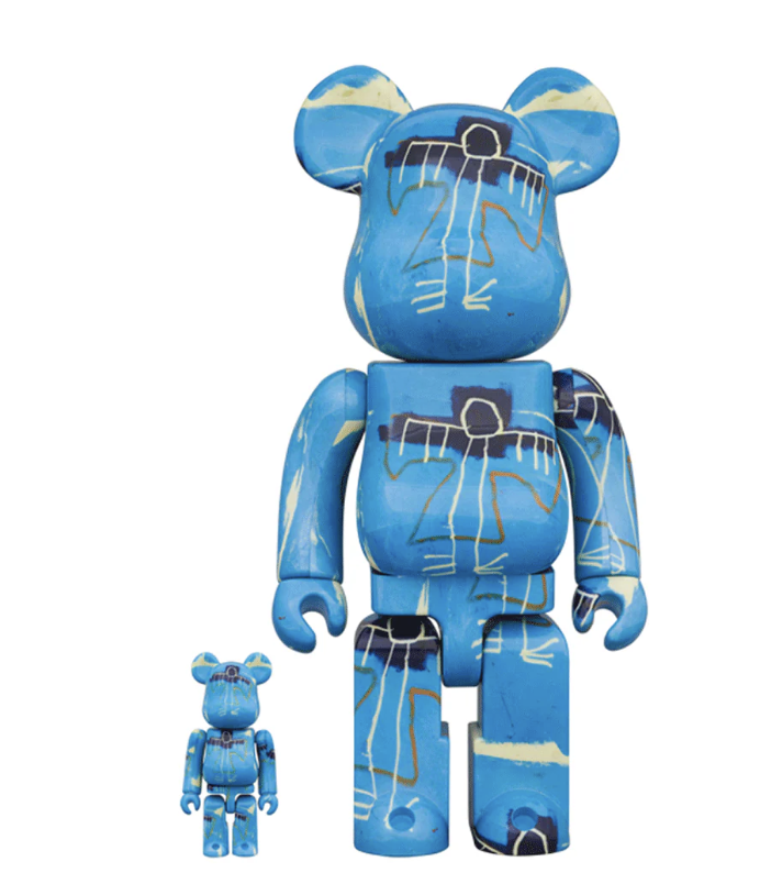 Bearbrick V9 Basquiat 400% + 100%