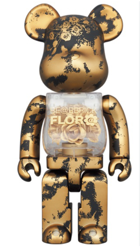 Bearbrick Mames Flor@ (Gold Edition) 1000%