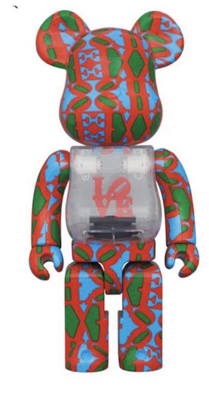 Bearbrick Robert Indiana Love 400%