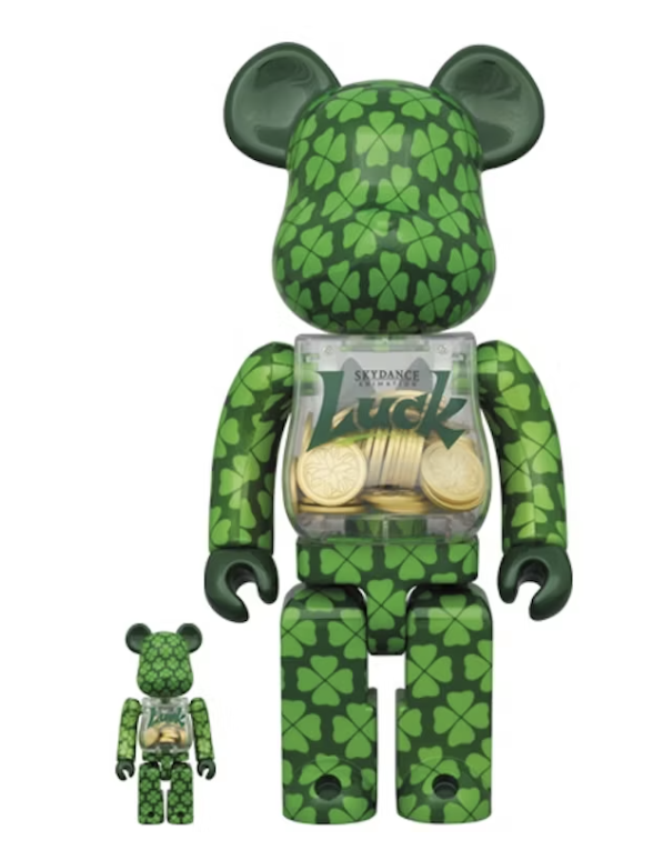 Bearbrick Skydance Animation Luck 400% + 100%