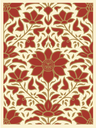 Obey Deco Floral Pattern (Red)