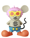 VCD Andy Mouse by Keith Haring (Grey Ver.)