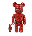 Bearbrick Shun Sudo - Mr Scarlet 400%+100%
