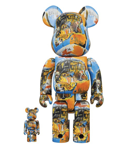 [Bearbrick] Bearbrick #10 Jean Michel Basquiat 400% + 100%