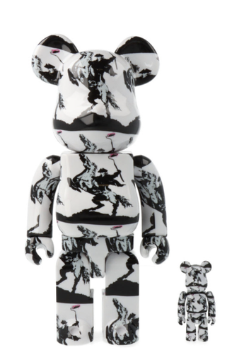 [Bearbrick] Bearbrick Banksy Highwayman 400% + 100%