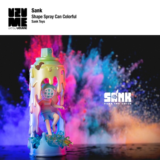 [Sank Toys] Shape Spray Can Colorful