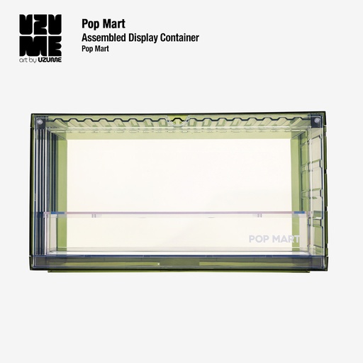 [Pop Mart] Pop Mart Assembled Display Container (Transparent Green)
