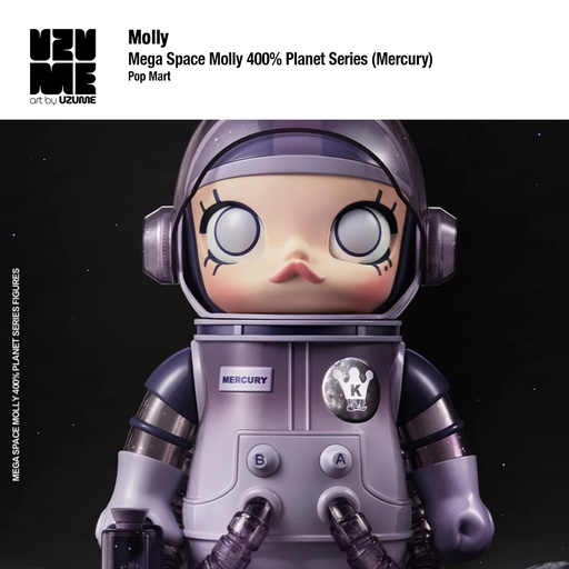 [Pop Mart] Mega Space Molly 400% Planet Series (Mercury)