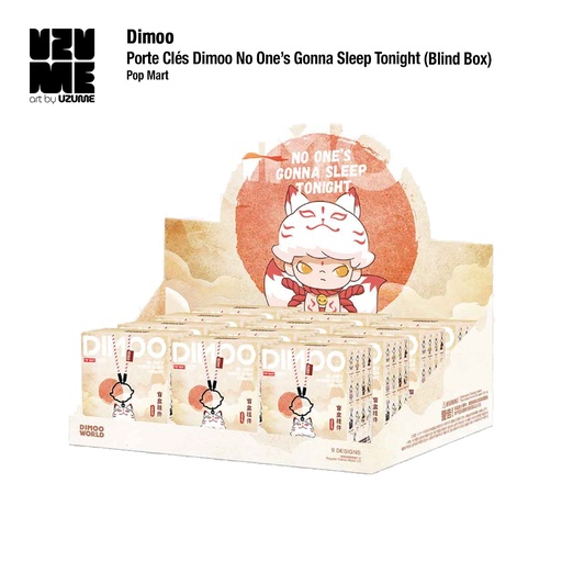 [Pop Mart] Porte Clés Dimoo No One's Gonna Sleep Tonight (Blind box)