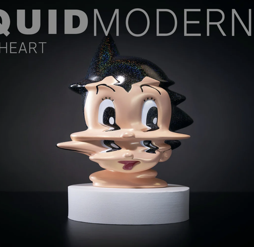 [WeArtDoing] Liquid Modernity Metal Heart Sparkle Plus