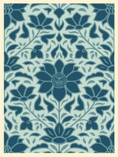 [Obey] Obey Deco Floral Pattern (Blue)