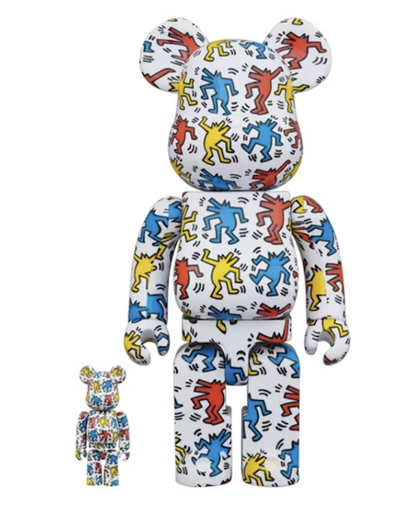 [Bearbrick] Bearbrick Keith Haring V9 400% + 100%